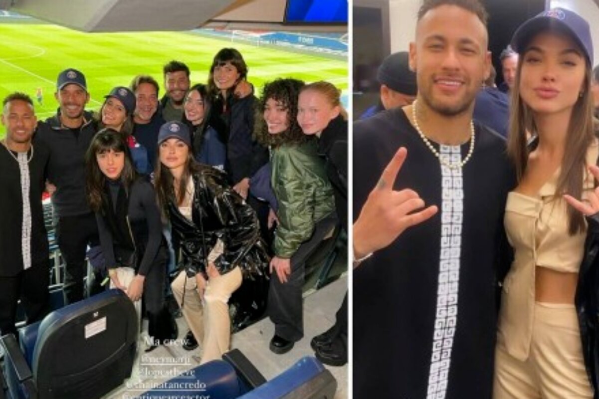 Neymar convida brasileiras para camarote em Paris