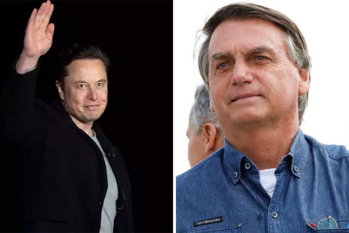Elon Musk e Jair Bolsonaro