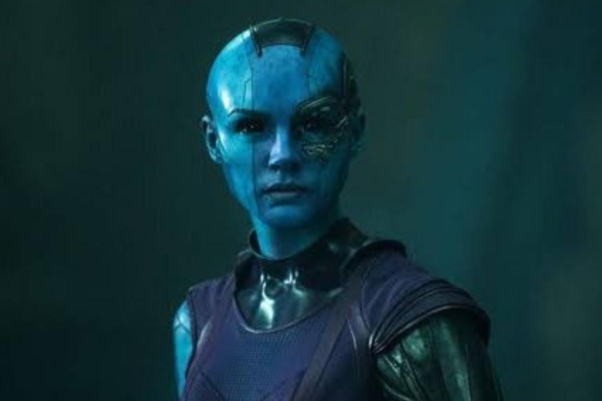 Karen Gillan como Nebulosa em filme da Marvel Studios