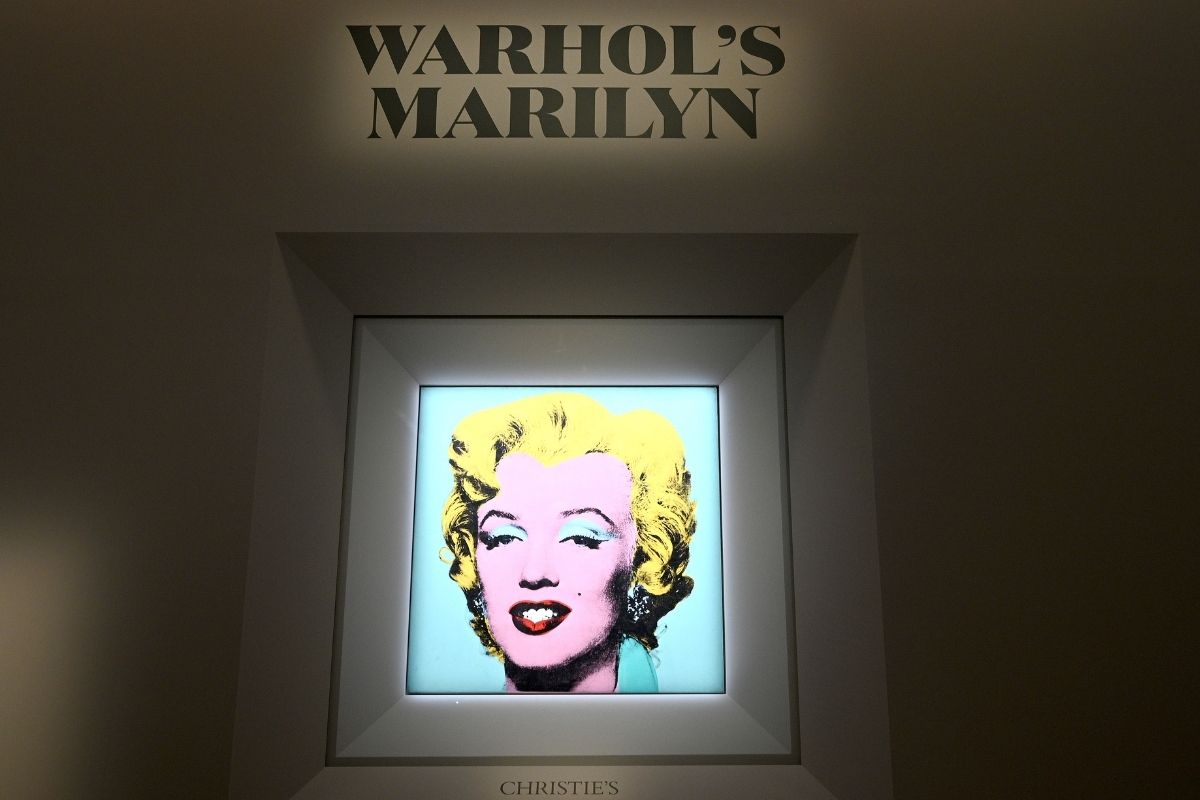 Pintura de Marilyn Monroe feita por Andy Warhol