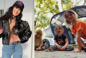Megan Fox e os filhos