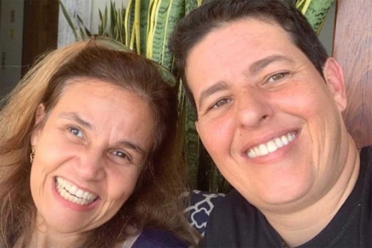 Selfie de Claudia Rodrigues e Adriane Bonato