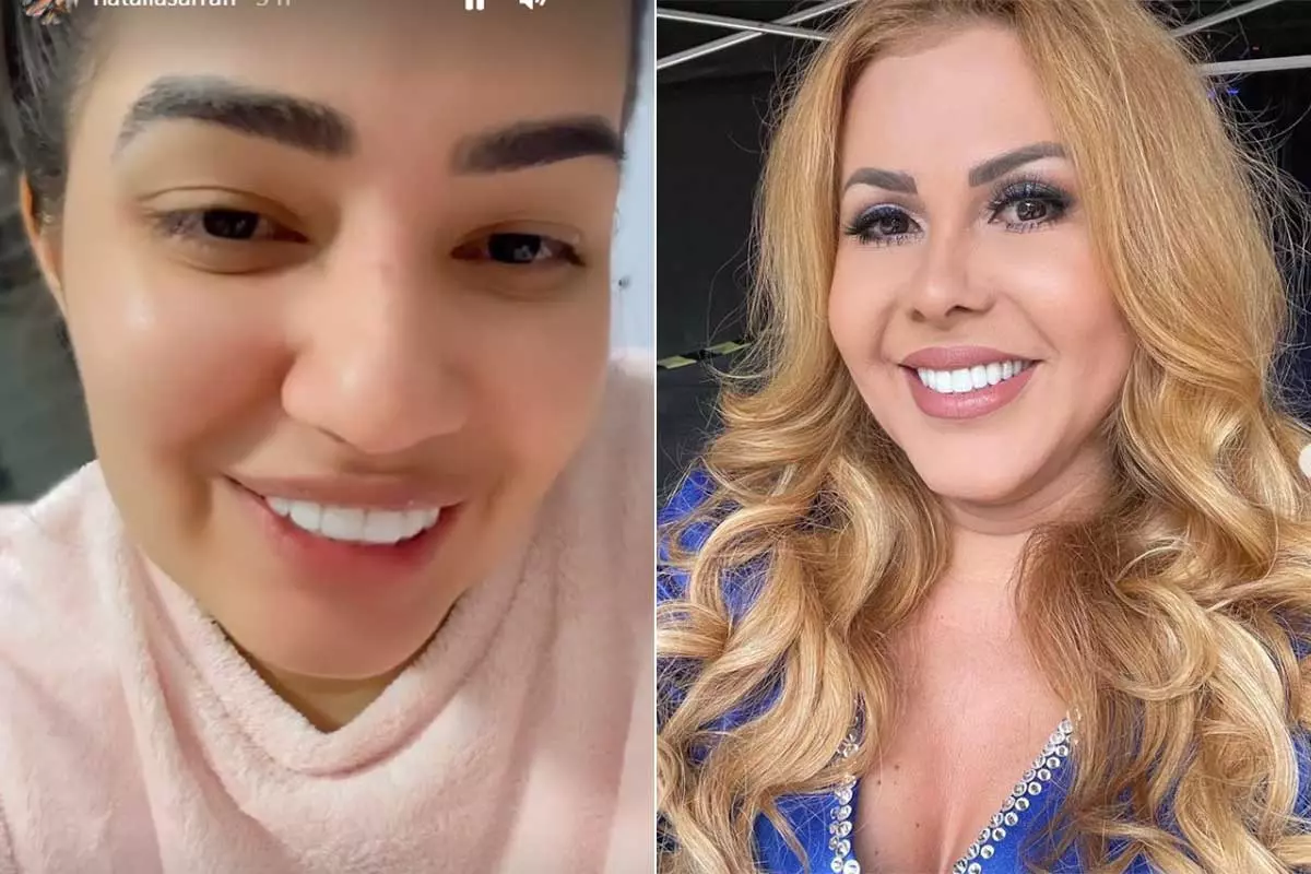 Fotomontagem Joelma e filha
