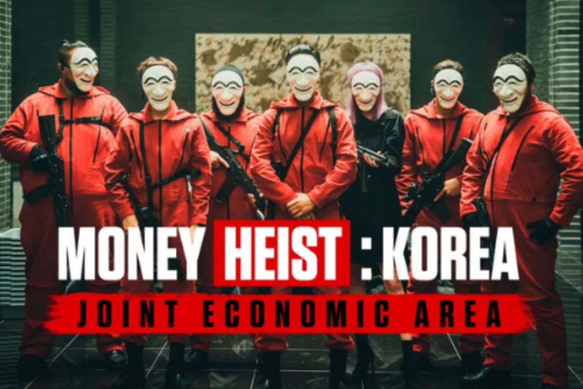 Elenco de "La Casa de Papel: Coreia" em foto
