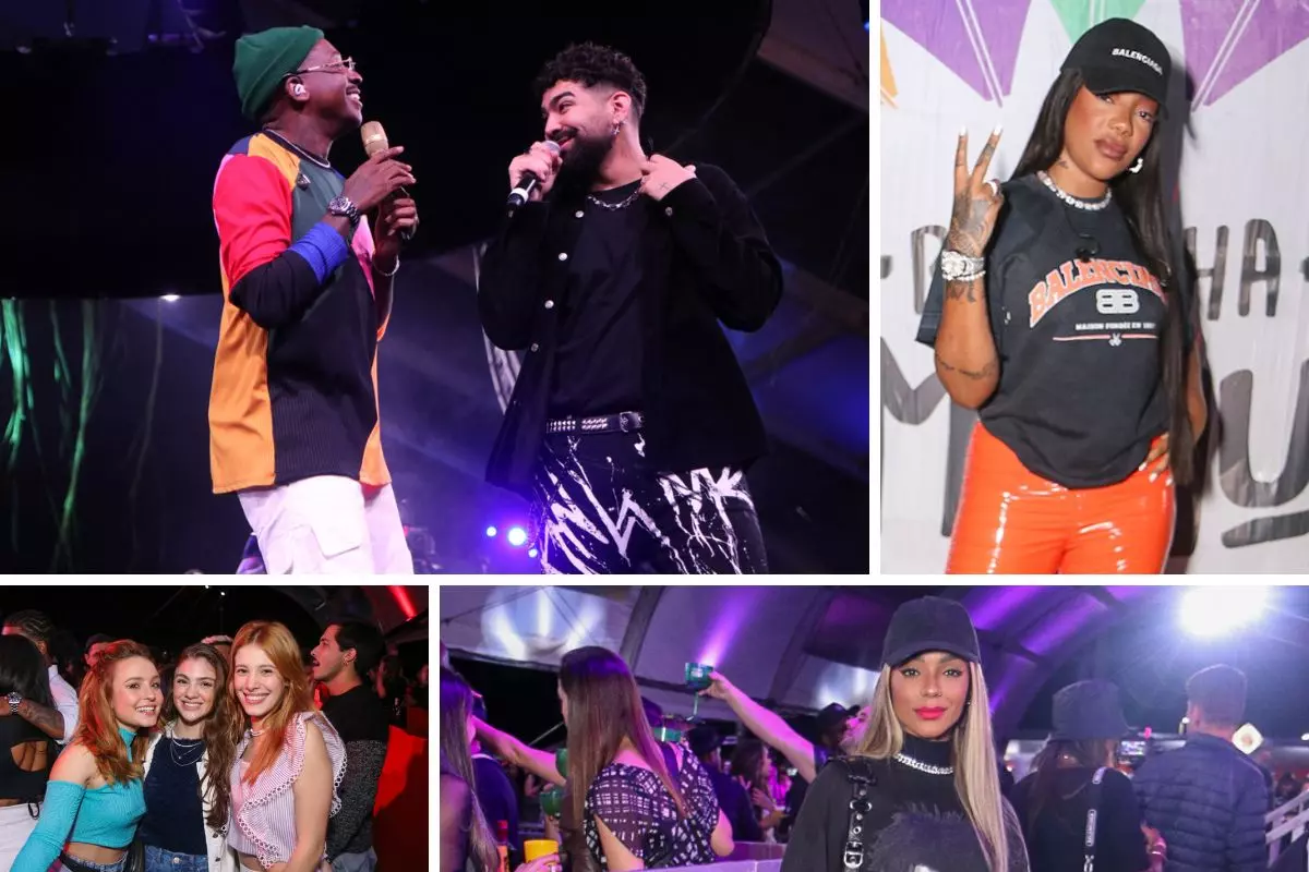 Mumuzinho contou com Dilsinho e Ludmilla no palco e Larissa Manoela e outros famosos na plateia em show