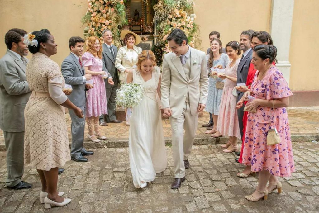 Isadora e Joaquim casamento Alem da ilusao