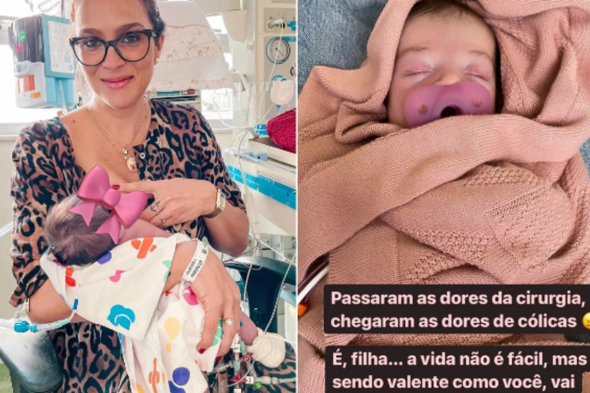 Mulher de Juliano Cazarré atualiza estado de saúde da filha: "Vai ficar tudo bem"