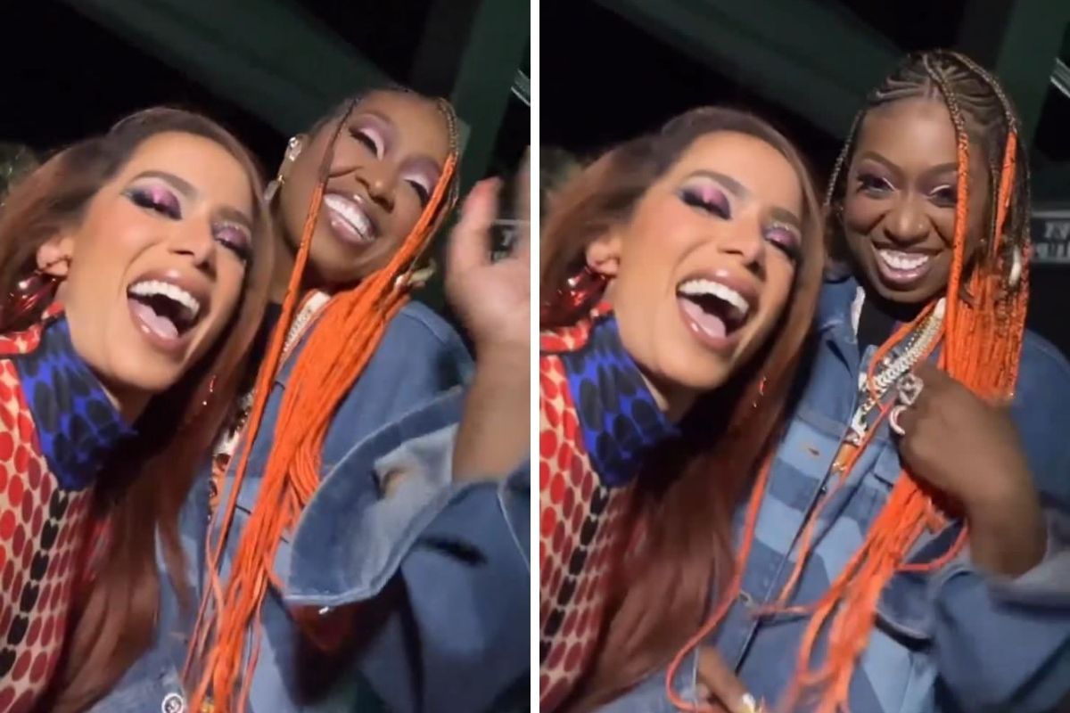 Anitta e Missy Elliott em bastidores de novo videoclipe