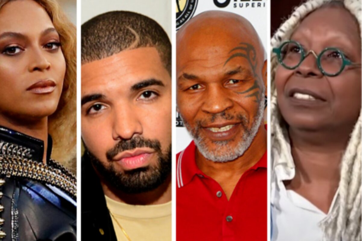 Beyonce, Drake, Mike Tyson e Whoopi Goldberg