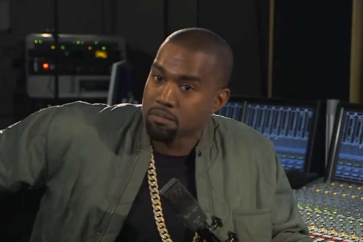 Kanye West em programa de rádio