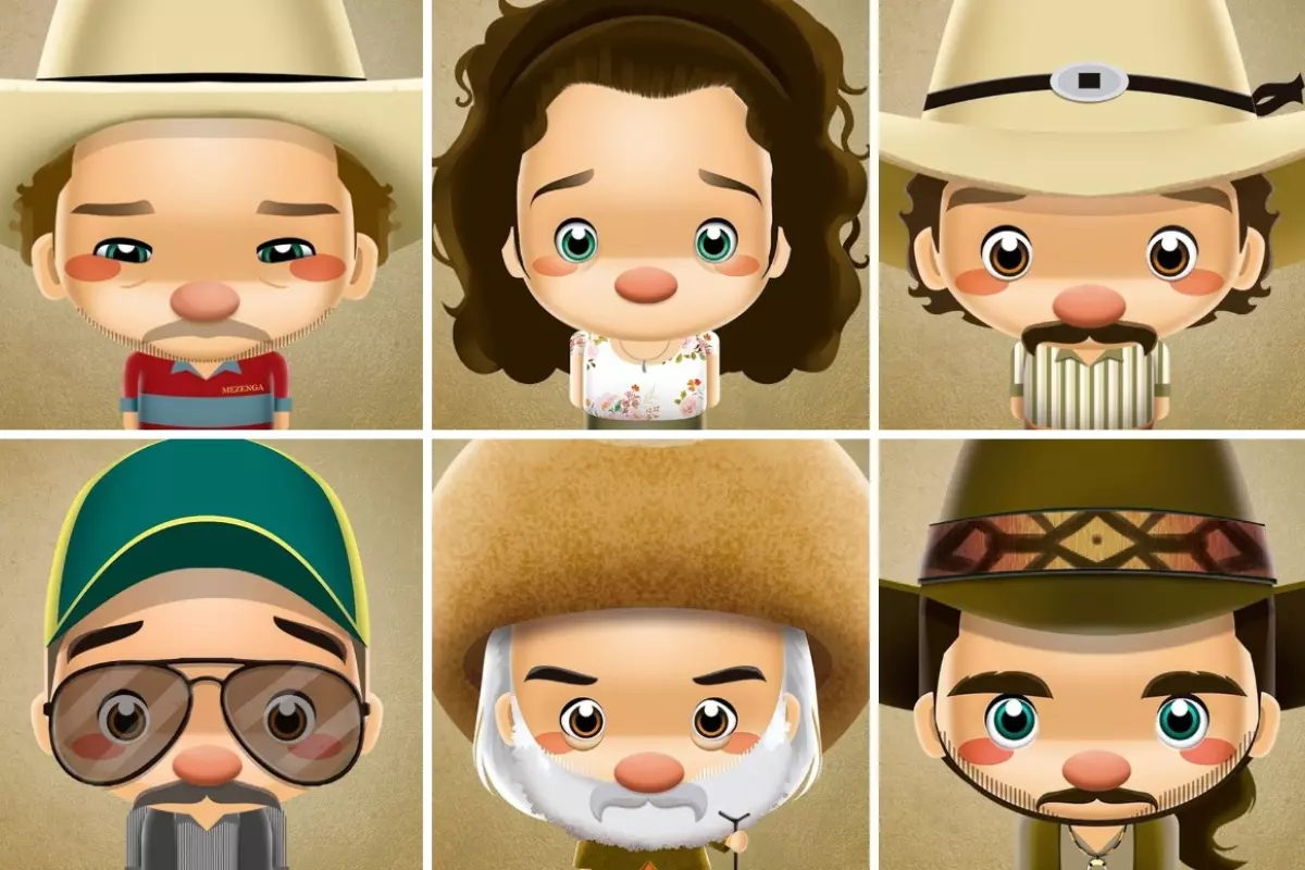 Pantanal: Ilustrador recria personagens do remake em versões toys. Veja!
