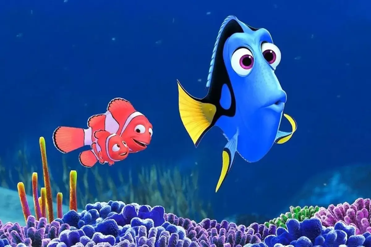Cena do filme Procurando Nemo