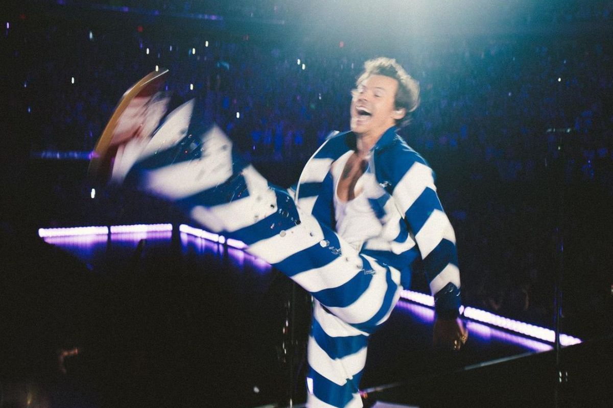 Harry Styles no palco do Madison Square Garden