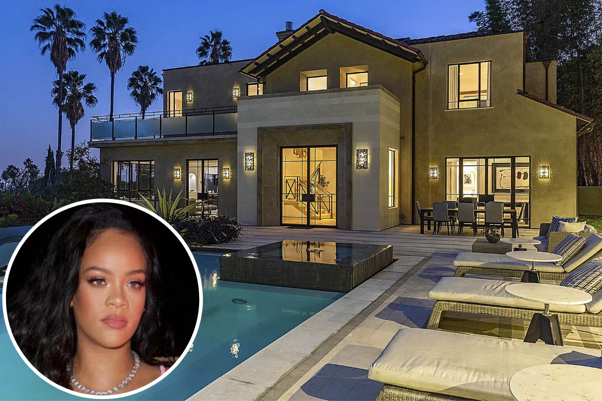 Rihanna e a mansão em Hollywood Hills