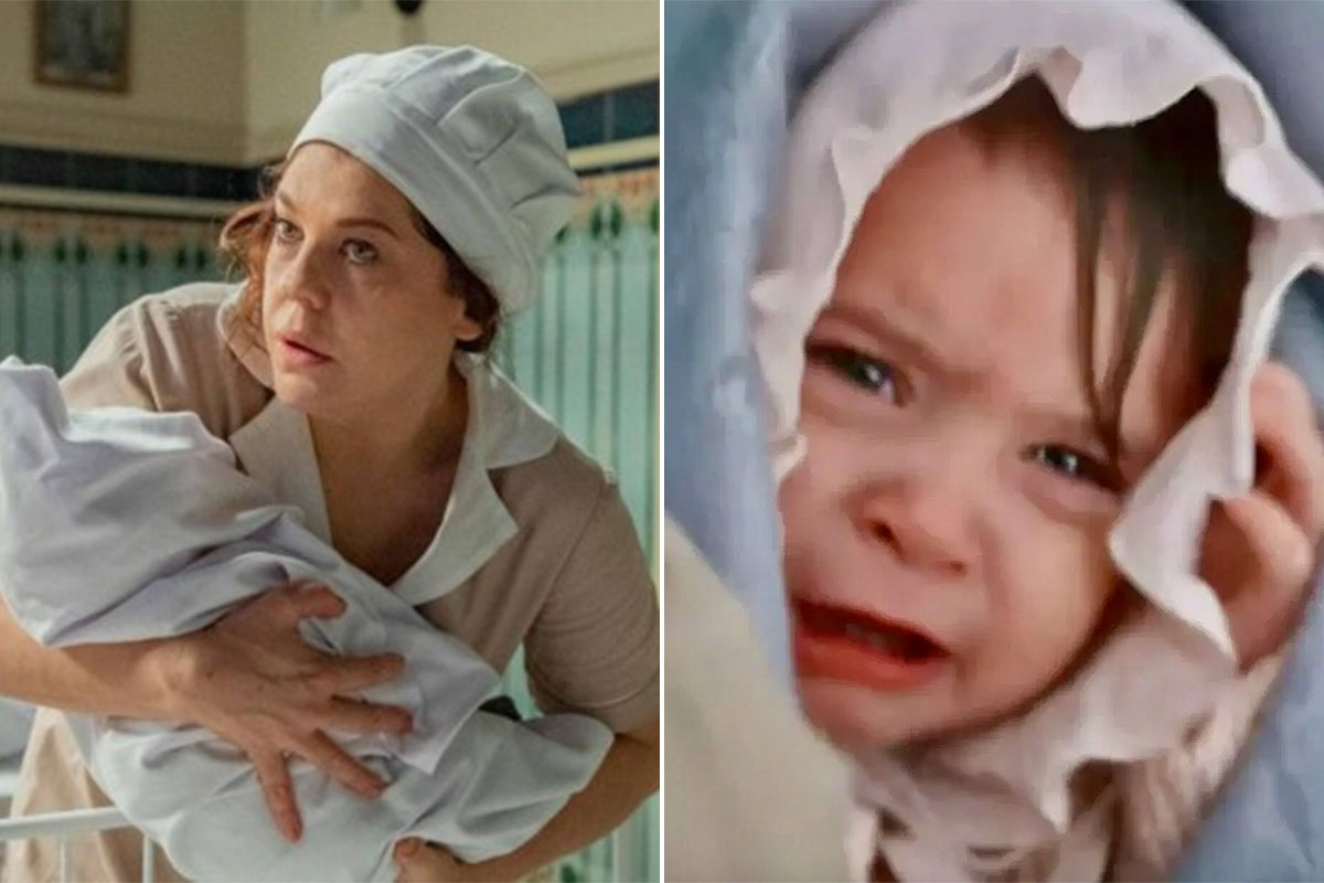Úrsula (Bárbara Paz) se veste de enfermeira e rouba bebê em Além da Ilusão