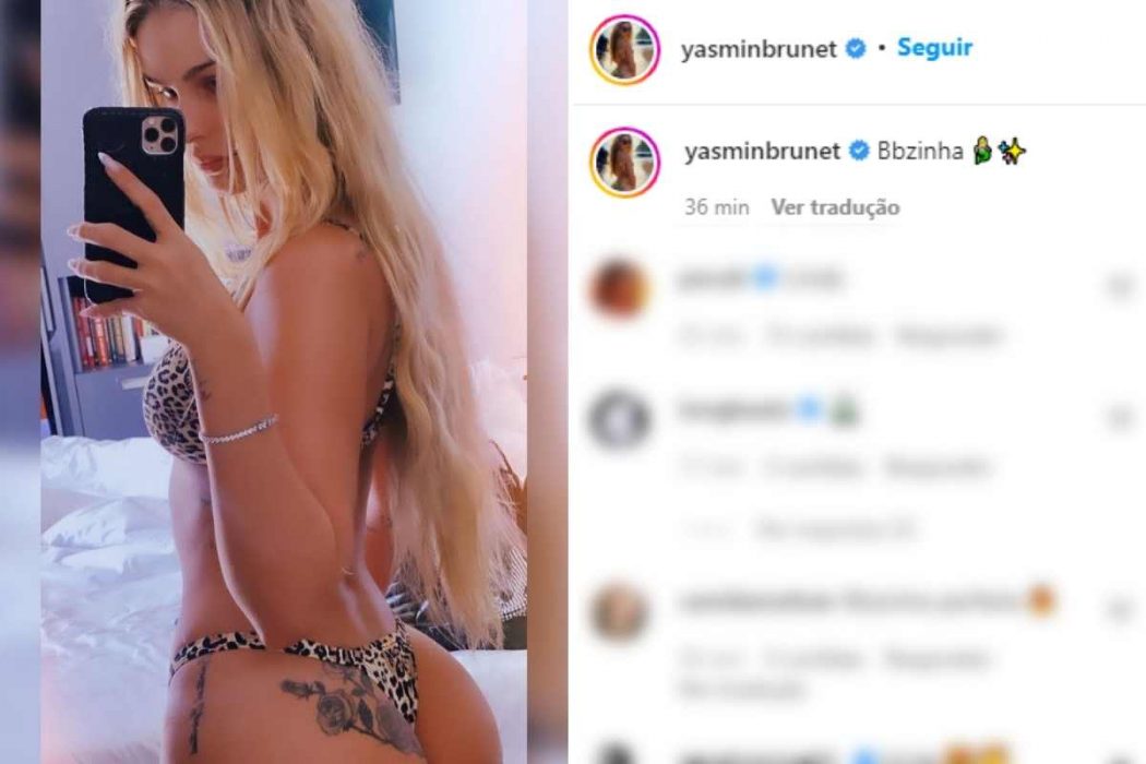 Yasmin Brunet Exibe Tatuagem No Bumbum Em Biquíni Fio Dental Veja