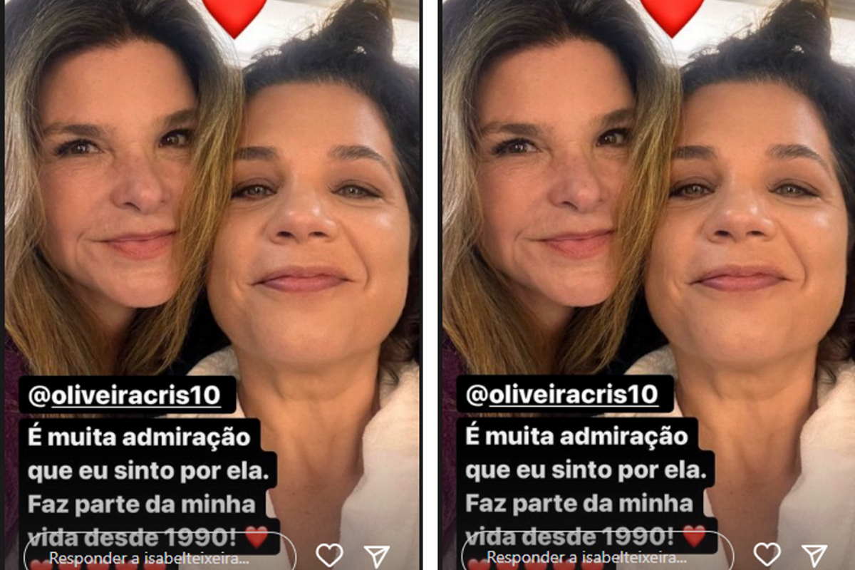 Isabel Teixeira e Cristiana Oliveira juntas