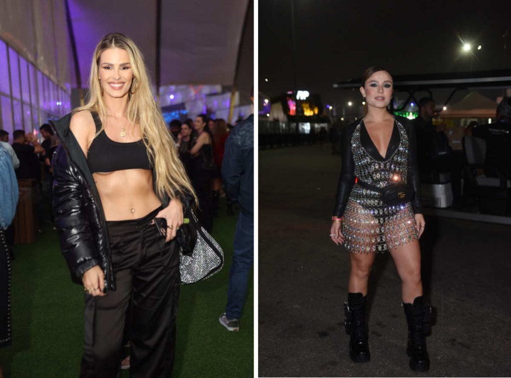 Yasmin Brunet e Larissa Manoela no Rock in Rio