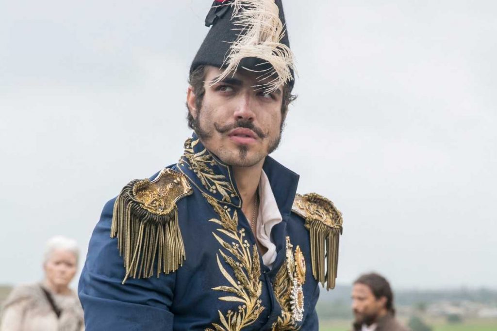 Caio Castro como Dom Pedro I em Novo Tempo