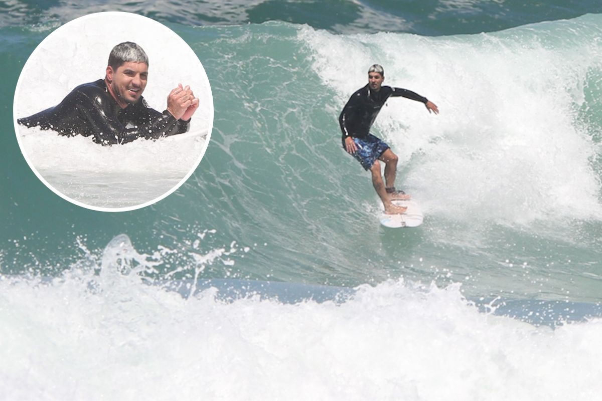 Gabriel Medina arrasa em manobras de surfe, em praia do Rio de Janeiro