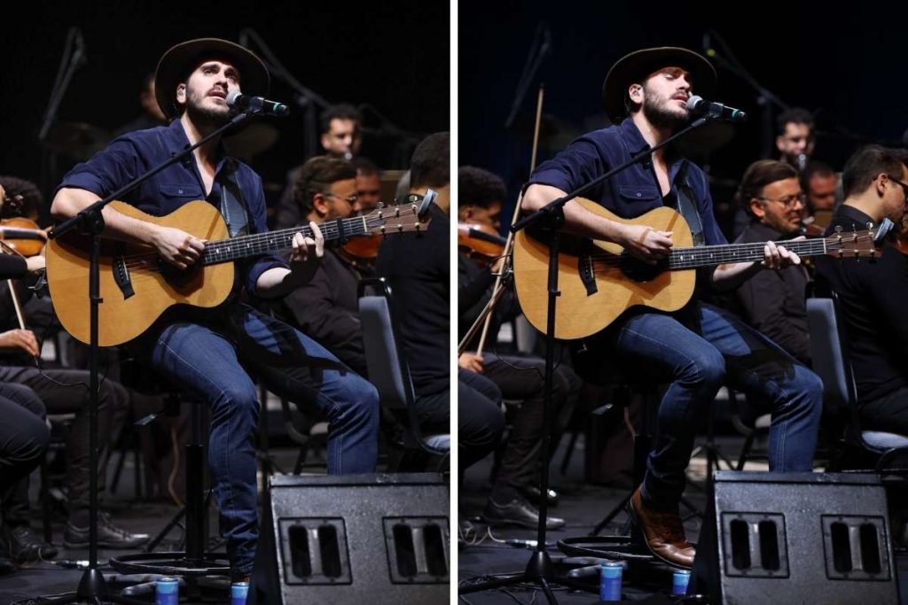 Gabriel Sater toca com Maestro João Carlos Martins