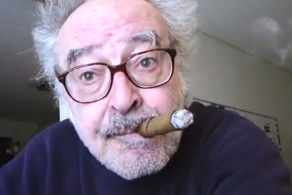 Jean-Luc Godard, fumando charuto, em último vídeo ainda vivo