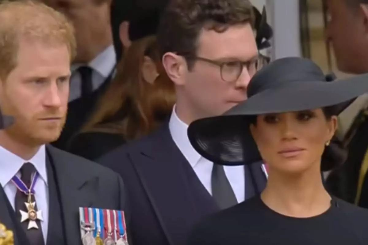 Príncipe Harry, Meghan Markle deixando a Abadia