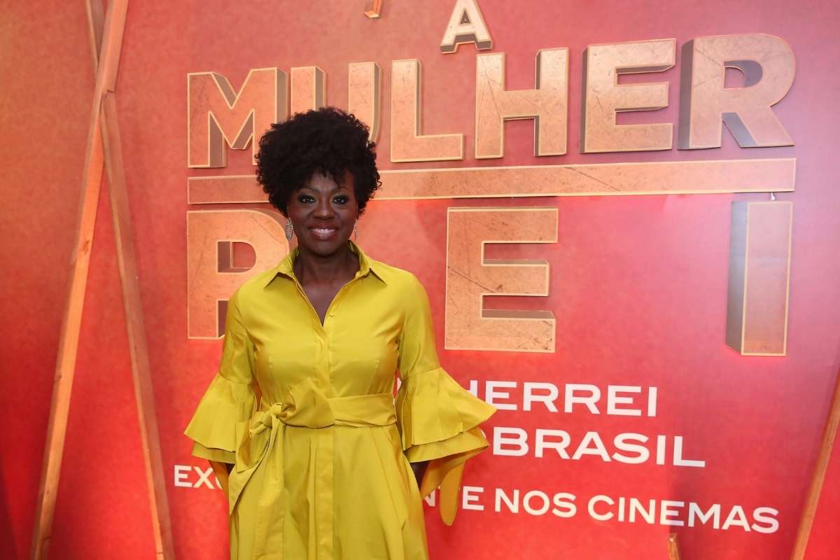Viola Davis lança "A Mulher Rei" no Brasil
