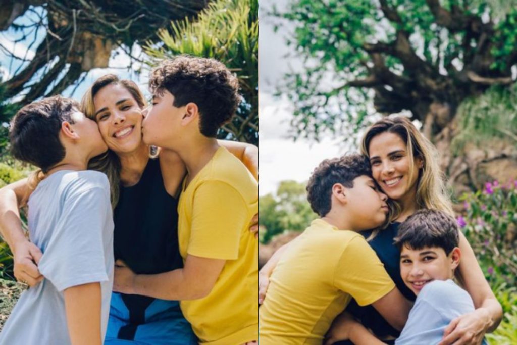 Wanessa Camargo em Orlando com Filhos