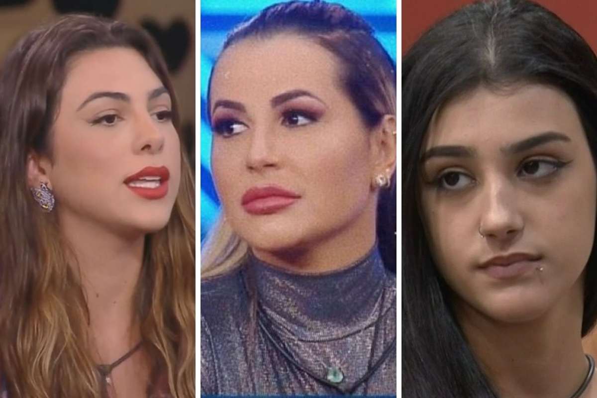 Pétala, Deolane e Bia Miranda em 'A Fazenda', da Record TV
