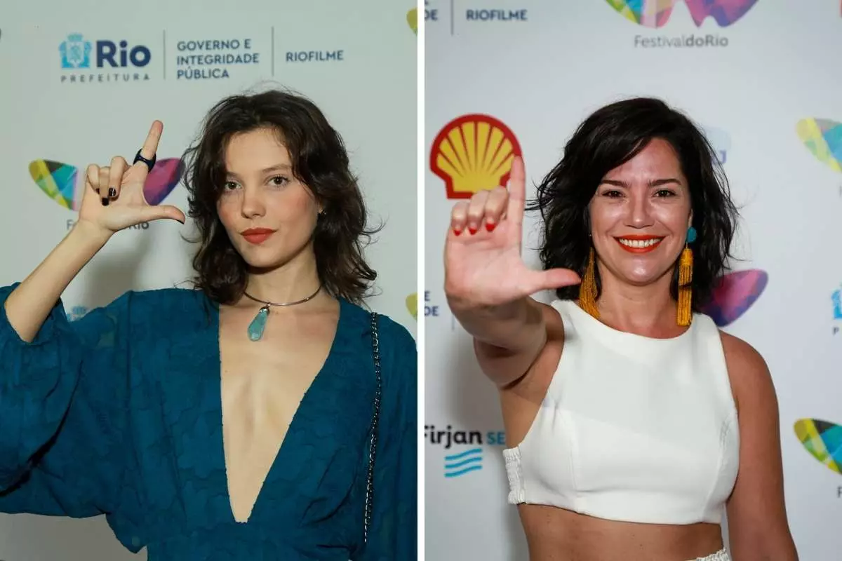 Isis Pessino e Natália Lage no Festival do Rio