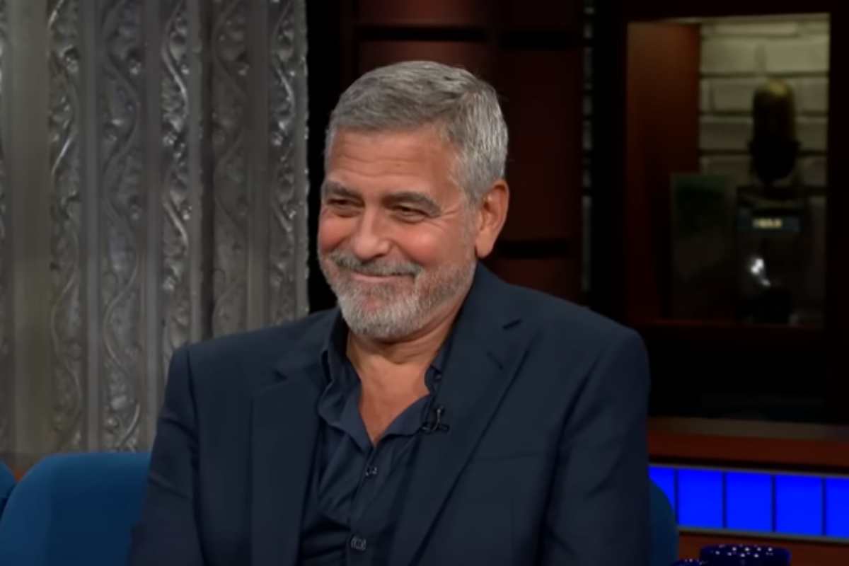 George Clooney em programa de TV