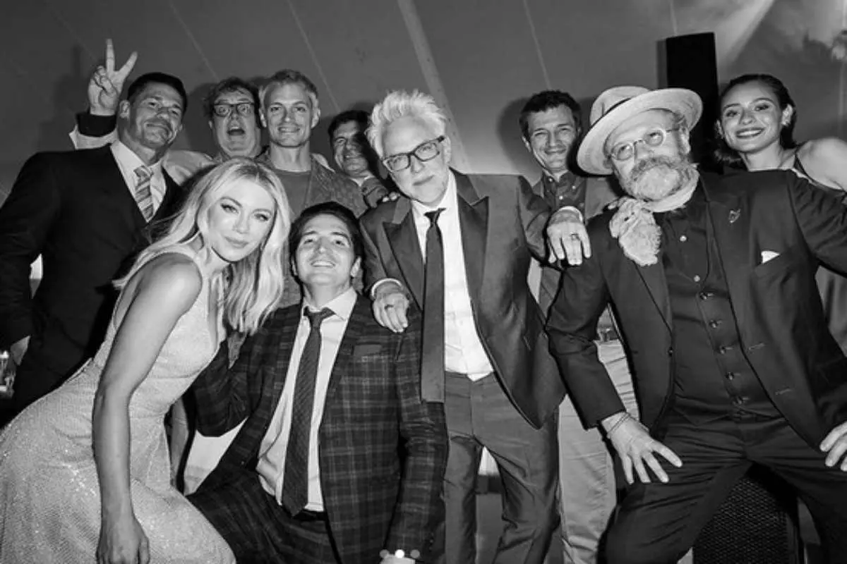 James Gunn em seu casamento
