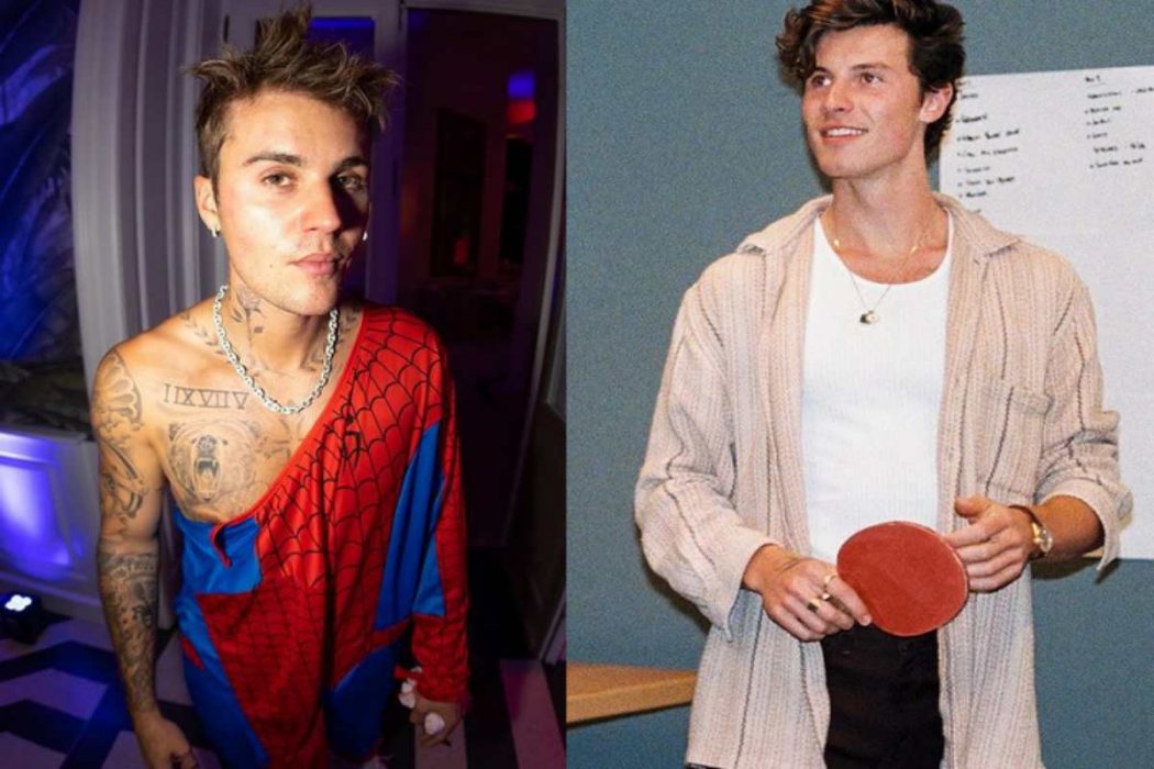 Justin Bieber e Shawn Mendes são vistos saindo da mesma igreja
