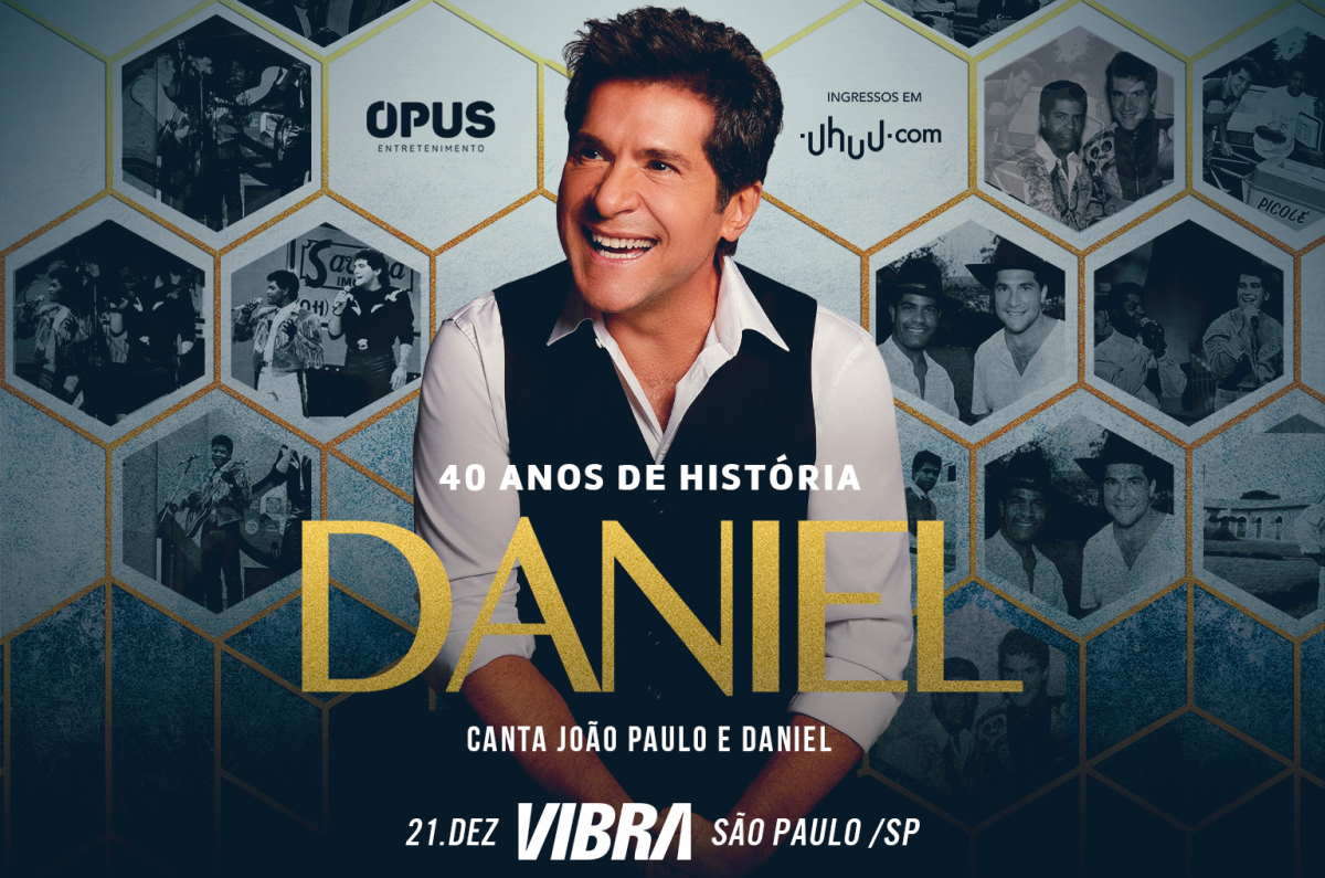 Cartaz show Daniel