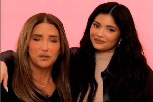 Cailtyn Jenner com a filha Kylie Jenner