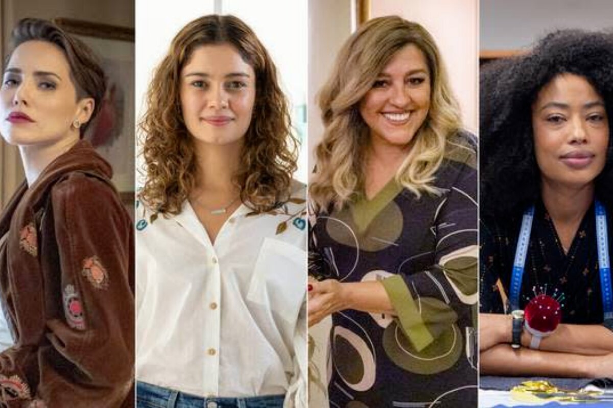 Letícia Colin, Sophie Charlotte, Regina Casé e Mariana Nunes, em 'Todas as Flores'