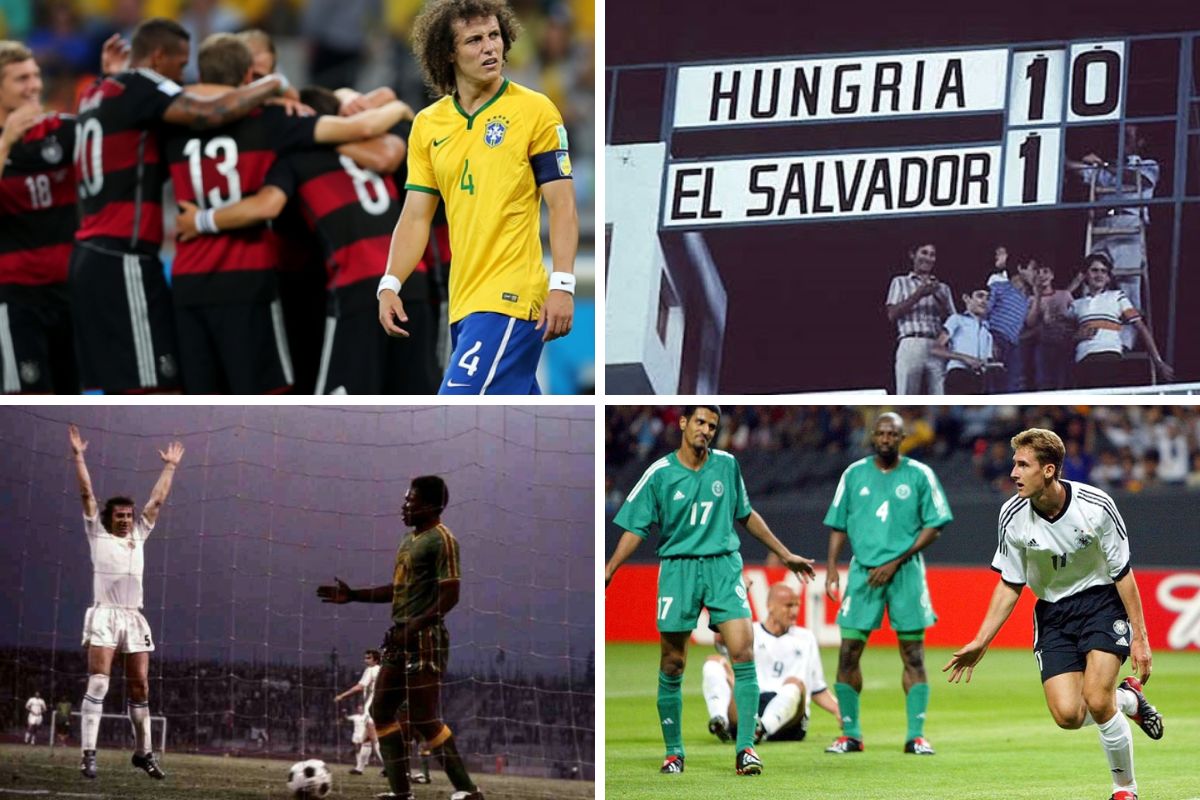 cenas das maiores goleadas da história da copa do mundo