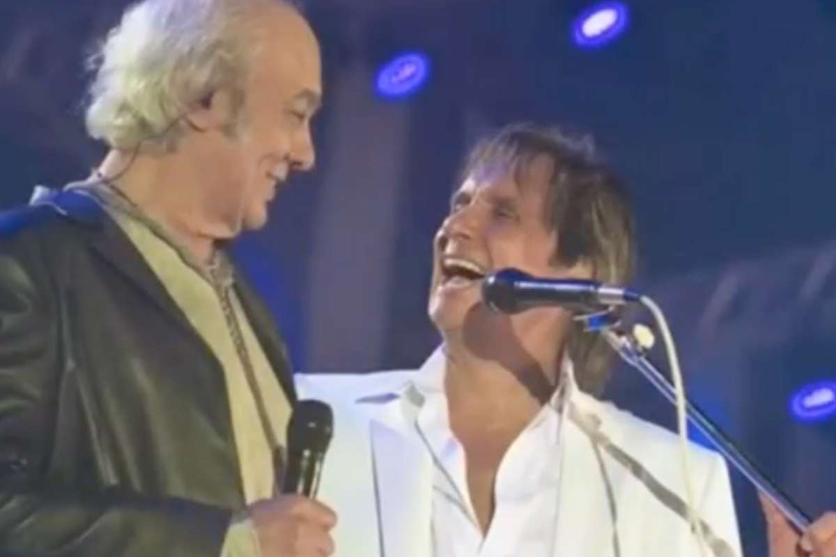 Roberto Carlos e Erasmo Carlos em especial da Globo.
