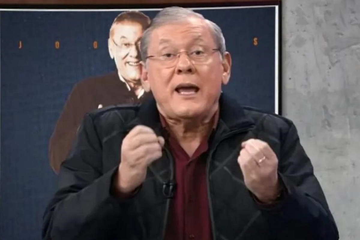 Milton Neves em programa de TV
