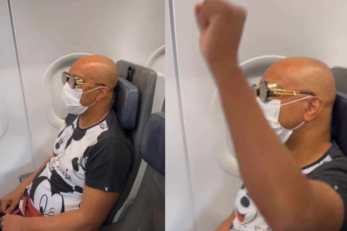 anderson molejo curado do câncer em avião