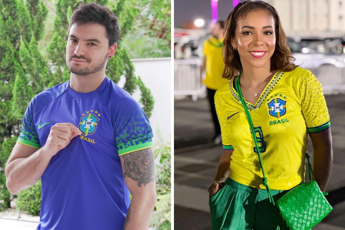 Felipe Neto e esposa de Thiago Silva se alfinetam após derrota do Brasil