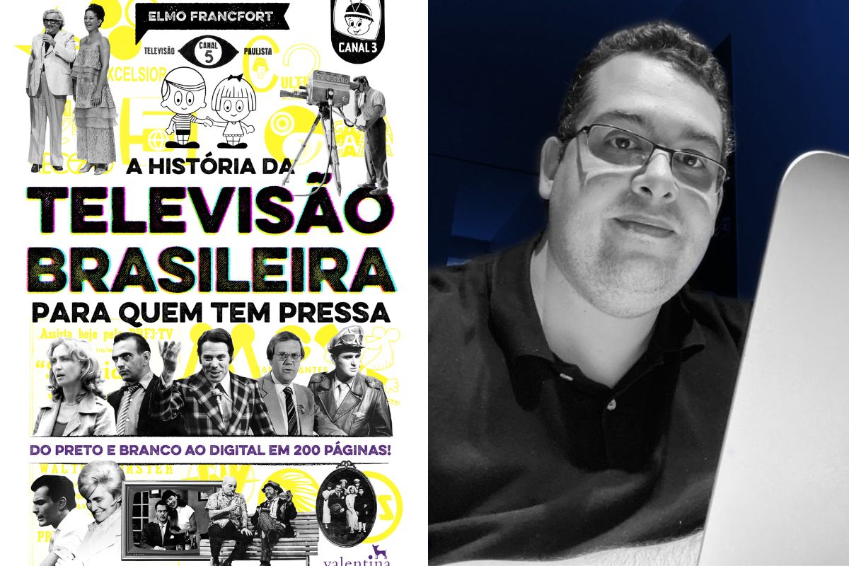 Elmo Francfort lança livro sobre a história da TV Brasileira