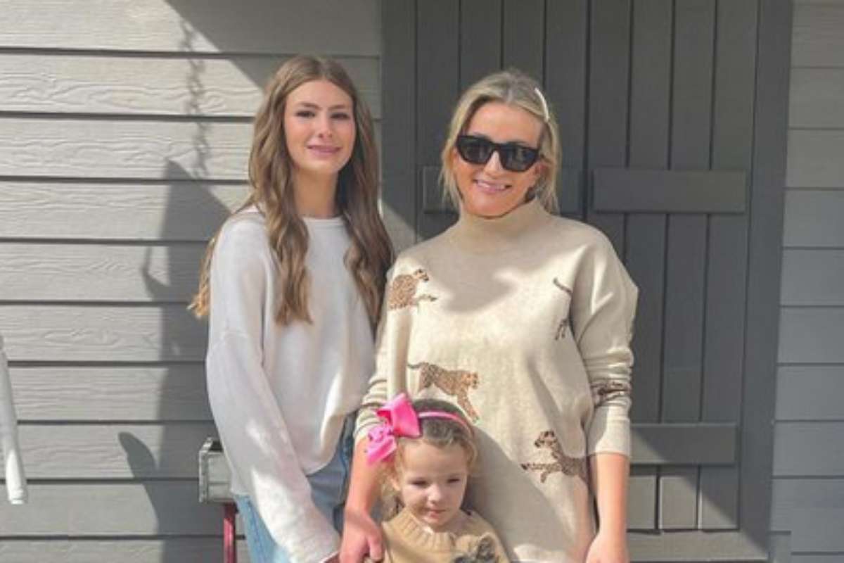 Jamie Lynn Spears com as filhas