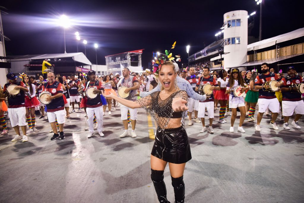 A atriz arrasou na ocasião