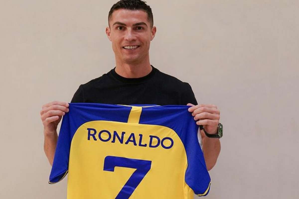 Cristiano Ronaldo com a camisa 7 do Al-Nassr