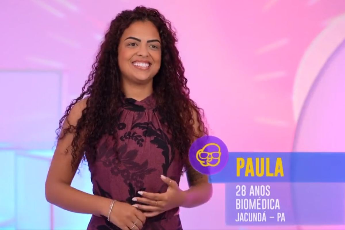 Paula é uma participante do grupo Pipoca