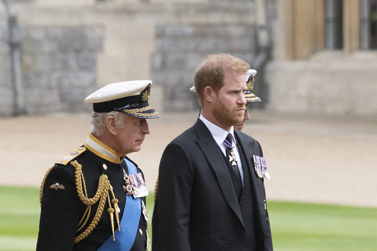 Príncipe Harry e Rei Charles