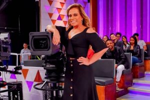 Christina Rocha no palco de Casos de Família, no SBT