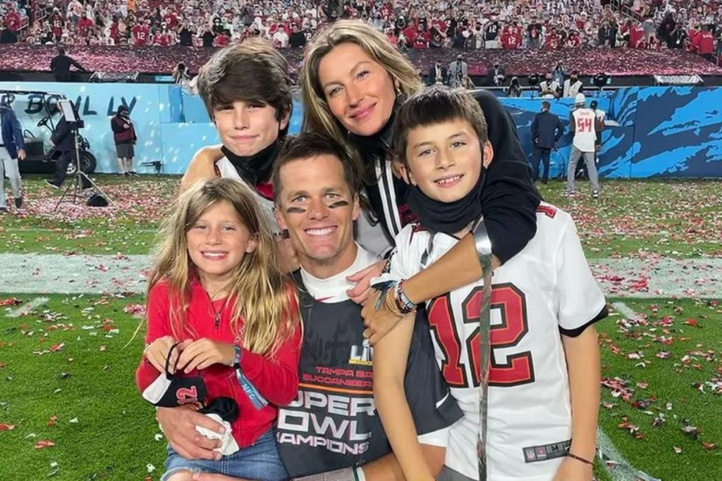 família de tom brady e gisele bündchen